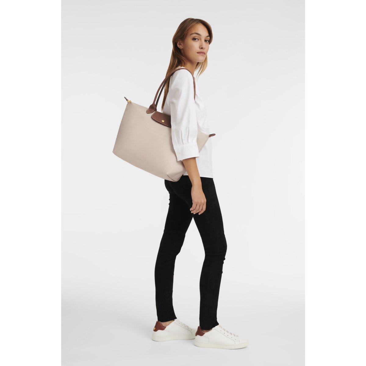 Buy Longchamp Le Pliage Original L Tote bag Paper in UAE
