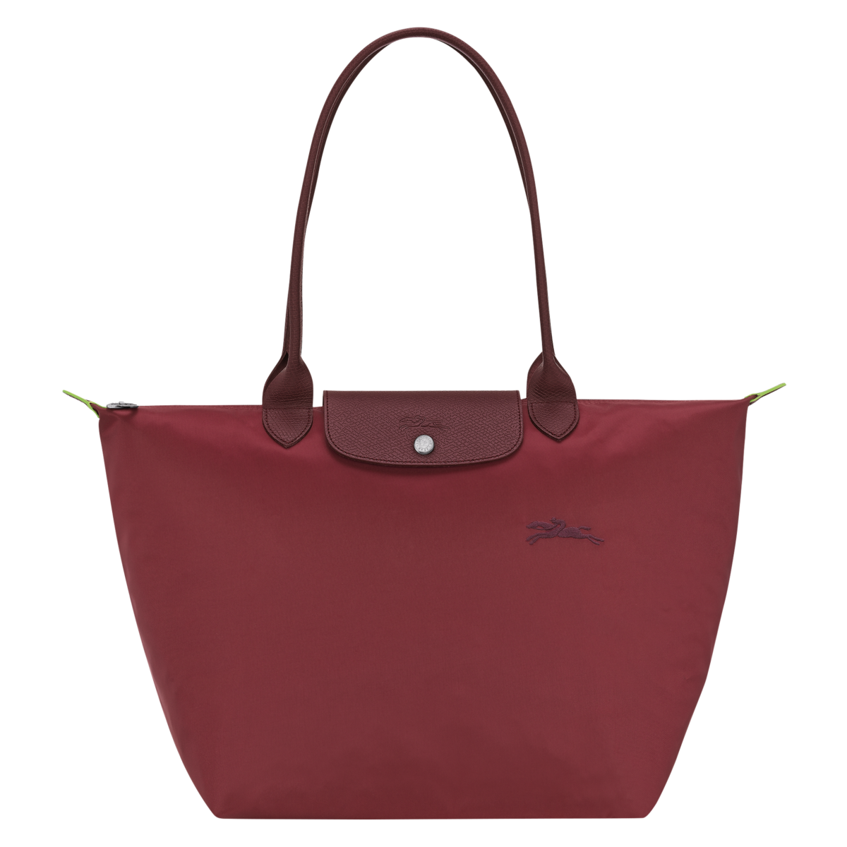 Buy Longchamp Le Pliage Green L Tote bag Pomegranate in UAE